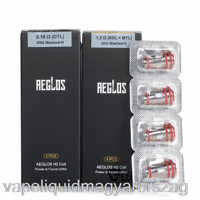 Uwell Aeglos H2 Cseretekercsek 0,18 Ohm Aeglos H2 Tekercsek Vape E Cigi